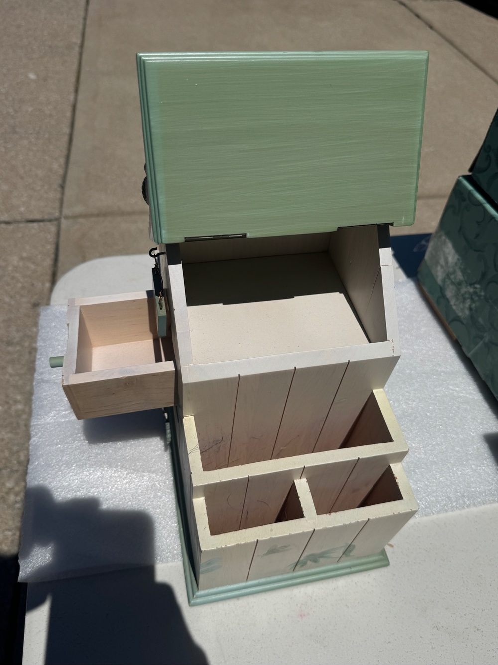 Pfaltzgraff Naturewood desk organizer. Preowned In-owned. No box. - Picture 5 of 8